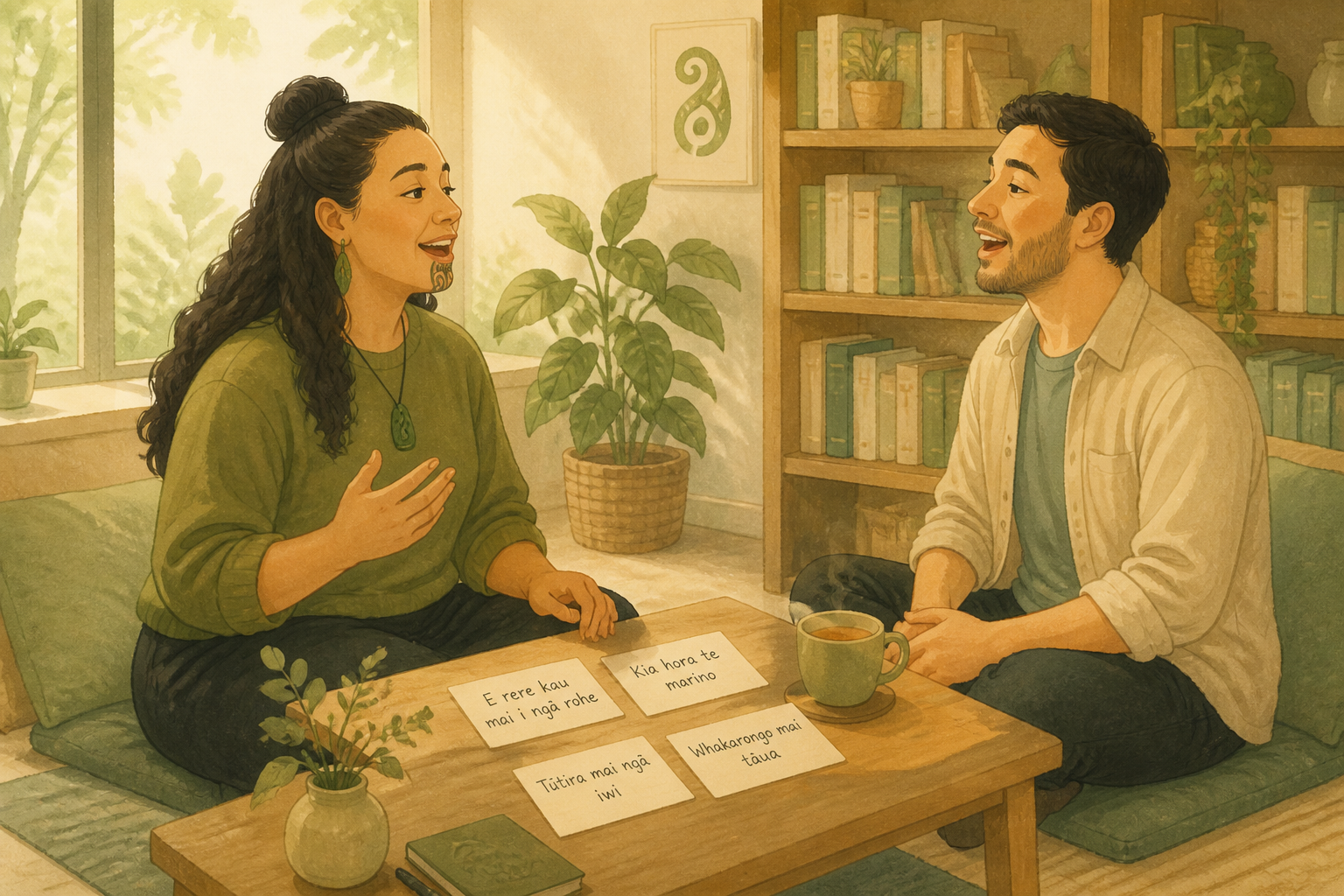 로레카 워크숍, 마오리 언어와 와이아타 배우기