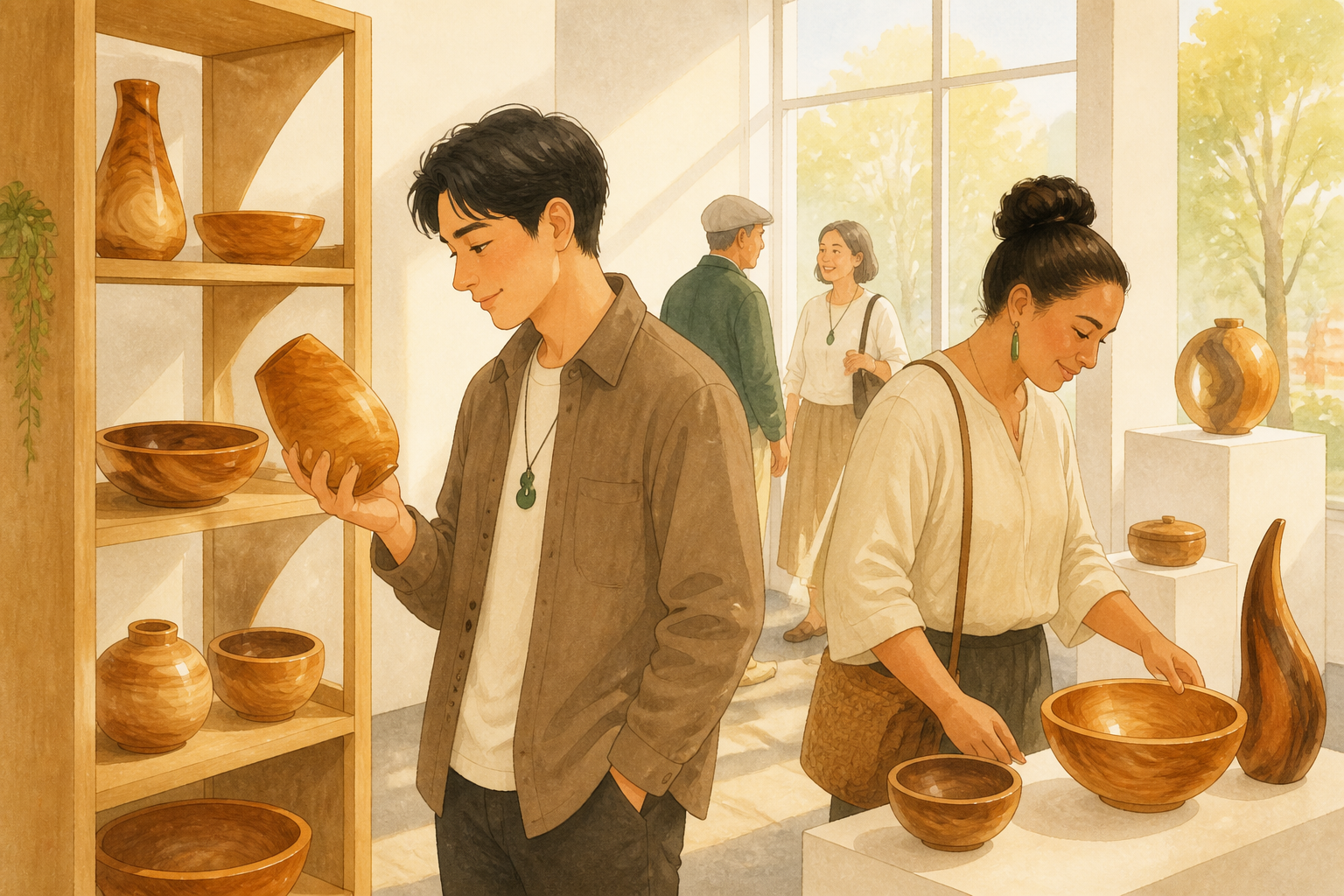 목공 회전 목재 전시회 (Woodturning exhibition)