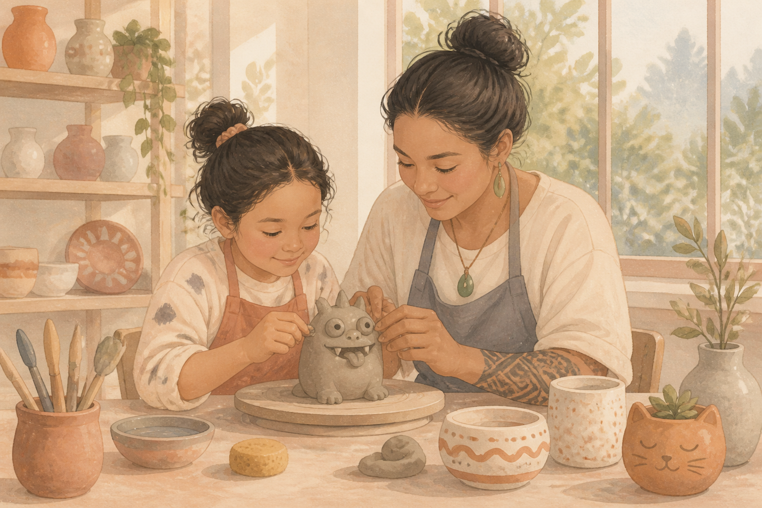 도자기 생물 만들기 (Ceramic Critters)