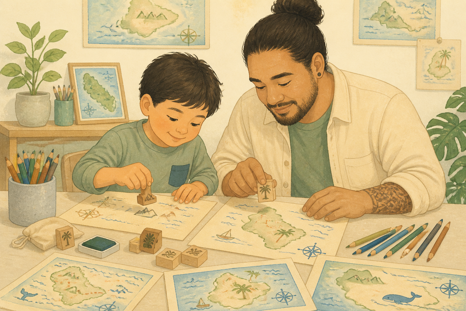 보물지도 만들기 (Treasure Maps)